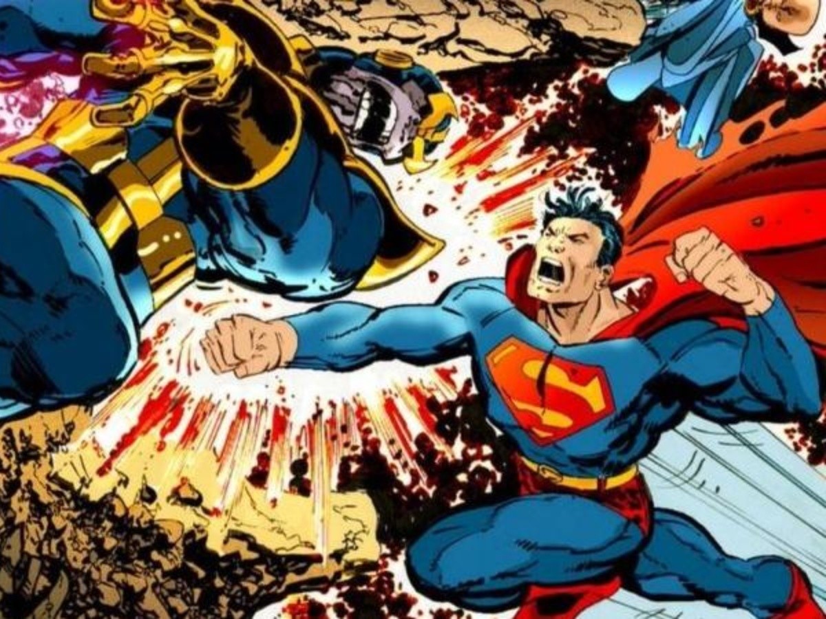 thanos vs superman